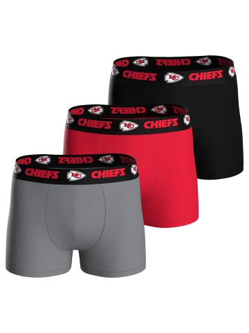 NFL Boxer Kansas City Chiefs in BLK/MGR/RED
