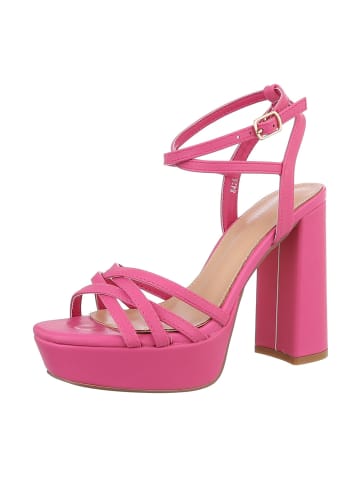 Ital-Design High-Heel Sandalette in Pink
