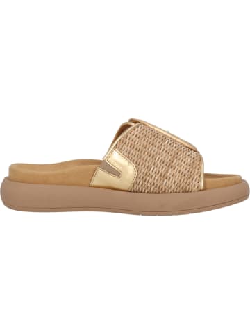 Gabor Plateau-Pantoletten in silber (uni+gold)