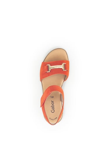 Gabor Fashion Plateau Sandale in orange