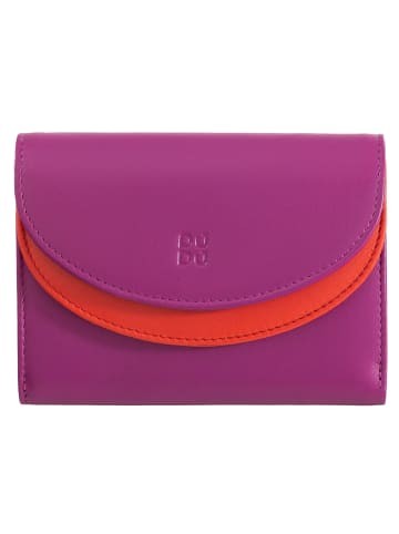 DuDu Geldbörse RFID Leder 13 cm in fuchsia