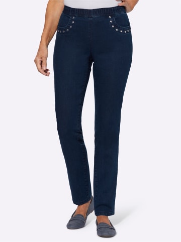 Sieh an! Schlupfjeans in blue-stone-washed
