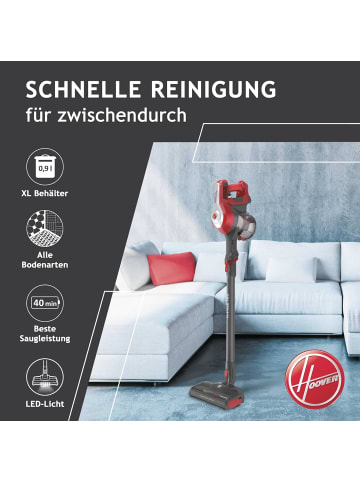 Hoover Akku-Staubsauger H-Free 100 Home ohne Beutel kabellos Laufzeit 40 Min. LED-Licht