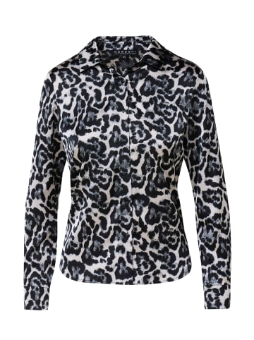 KOROSHI Women's long sleeve printed shirt in SCHWARZ