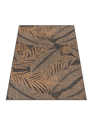 Tara Carpet Indoor-/ Outdoor-Teppich Columbia Fashion Plant in Schwarz