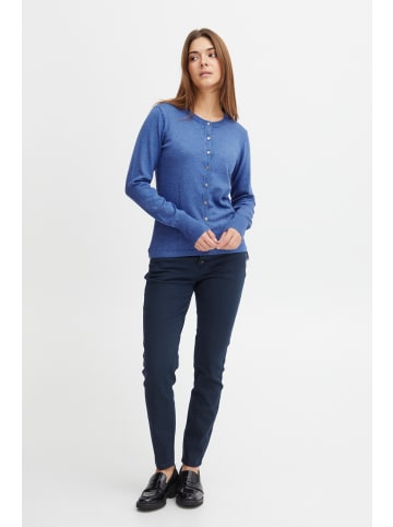 PULZ Jeans Strickjacke PZSARA Regular fit in Dutch Blue Melange