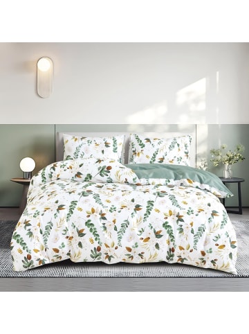 Traumschlaf Bettwäsche Herbst in grün