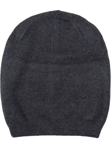 styleBREAKER Strick Beanie Mütze in Dunkelgrau