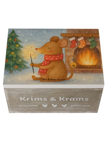 Mr. & Mrs. Panda fotobox Maus Weihnachten Design ohne Spruch in Weiß