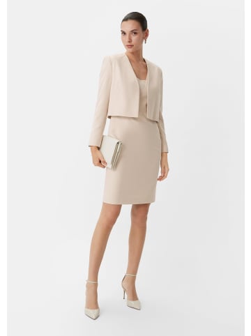 comma Kleid kurz in Beige