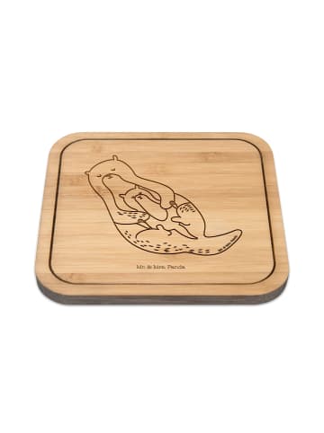 Mr. & Mrs. Panda gläseruntersetzer Otter Kind ohne Spruch in Transparent