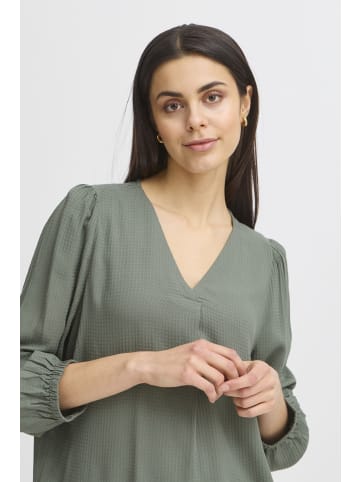 Fransa Bluse langarm FROLINE Regular fit in Agave Green