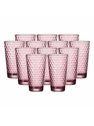 Ritzenhoff & Breker 12er Set Longdrinkgläser Favo in 400 ml in Berry