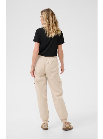 Cream Casual Hose CROtilie Loose fit in Oatmeal