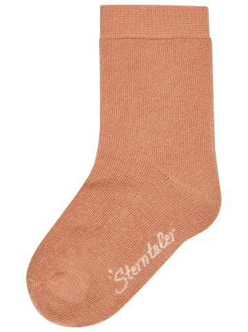 Sterntaler Socken uni in mittelbraun