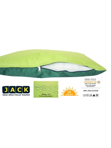 JACK Outdoor Dekokissen Wende 30x50cm inkl. Füllung in Dunkelgrün/Grün