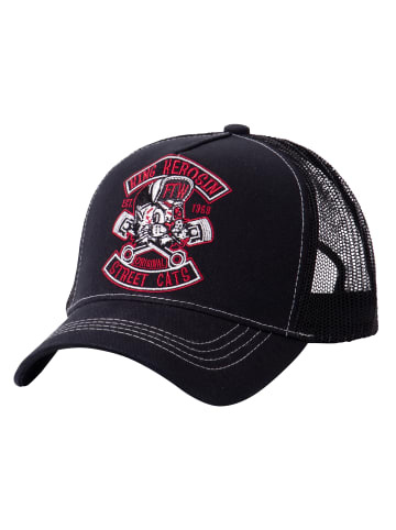 King Kerosin King Kerosin KING KEROSIN Trucker Cap mit Mesh-Einsatz Street Cats in black