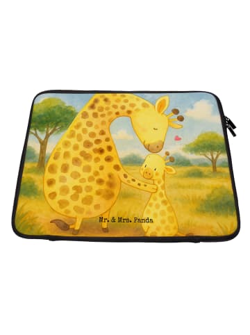 Mr. & Mrs. Panda Laptop Case Giraffe Kind Design ohne Spruch in Weiß