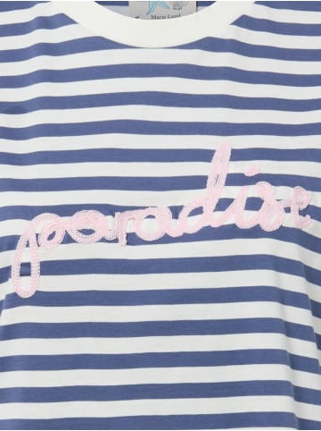 Marie Lund T-Shirt in marine weiß