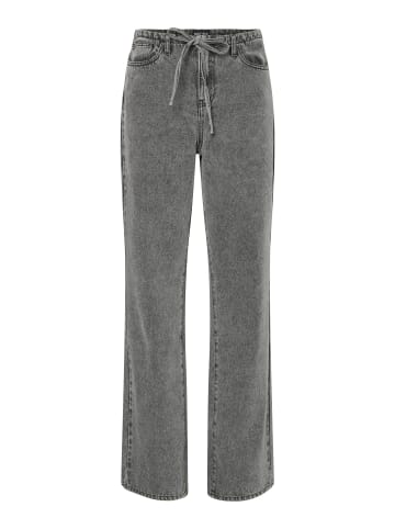 Pieces Wide Fit Jeans in Medium Grey Denim