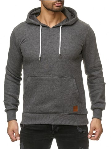 RESLAD Sweatshirt Basic Hoodie in anthrazit