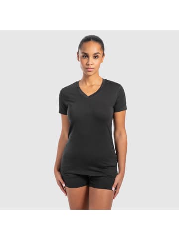 SMILODOX T-Shirt Nela Modal in Schwarz