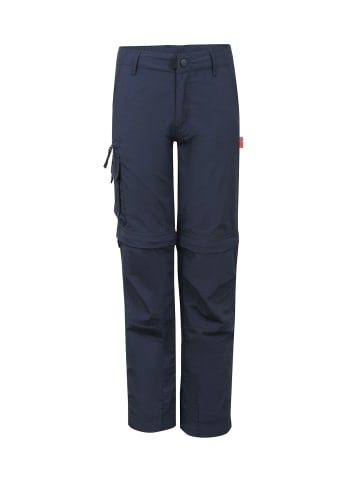 Trollkids Zip-Off Hose "Oppland Slim Fit" in Marineblau