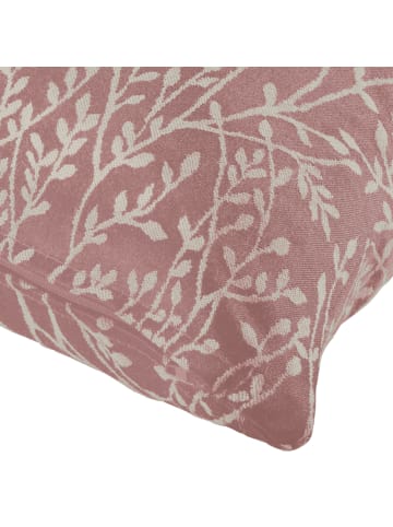 Erwin Müller Jacquard, Baumwollmischung, Gewebt Kissenhülle Malaga in rosè