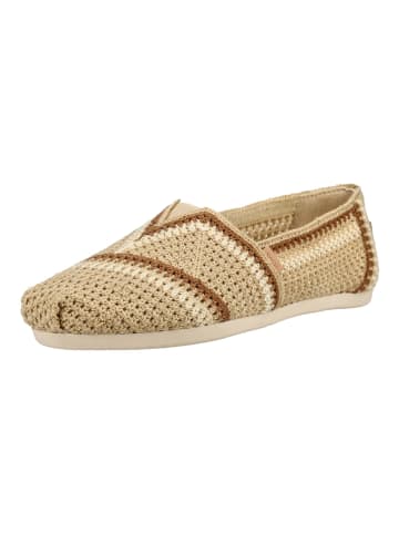 TOMS Slipper in Dunkelbeige