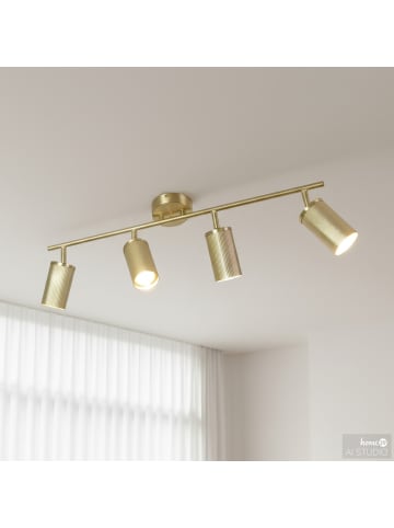 home24 Deckenleuchte URS 4-flammig in Messing