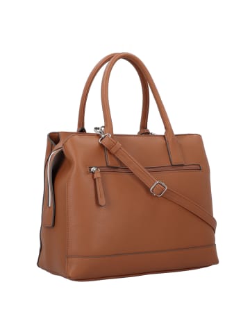 Gabor Marga Schultertasche 35 cm Laptopfach in cognac