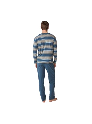 J and J Brothers Schlafanzug in Blue