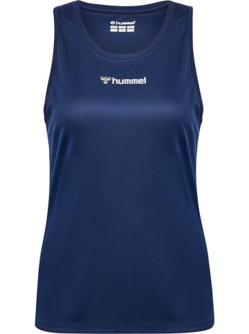 Hummel T-Shirt "Hmlrun Singlet S/L Woman" in Schwarz