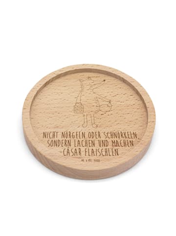 Mr. & Mrs. Panda Holz Untersetzer Fuchs Laterne mit Spruch in Transparent