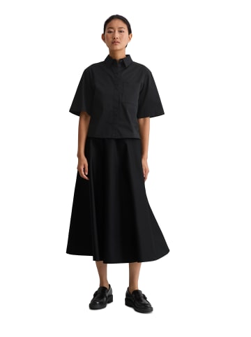 Marc O'Polo Satinbluse boxy in Deep Night Blue