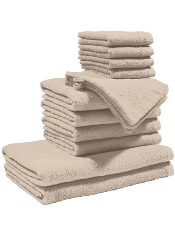 REDBEST Frottier, Leichtfrottier Frottier-Set 14-teilig Oceanside in beige
