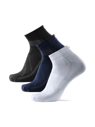 DANISH ENDURANCE Socken Aero Cycling Low-Cut in black/navy/white