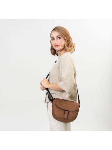 Farmhood Nashville L Umhängetasche Leder 25 cm in mid brown