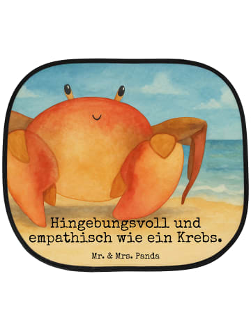 Mr. & Mrs. Panda Sonnenschutz Sternzeichen Krebs Design mit Spruch in Weiß