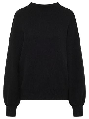 RISA Oversized Strick Pullover in Schwarz