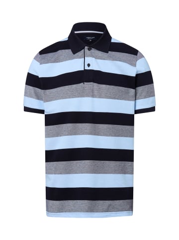 Andrew James Poloshirt in hellblau schwarz - 0003