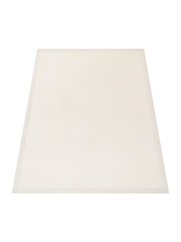 KADIMA DESIGN Hochflor Teppich waschmaschinenwaschbar Unifarben Schlafzimmer in Creme