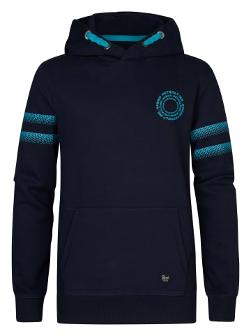 Petrol Industries Bequemer Hoodie Wavewander in Blau