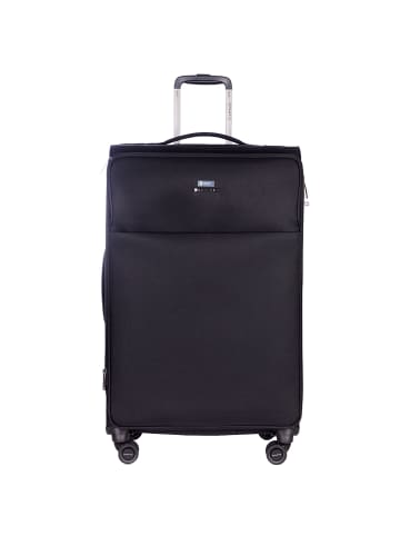 Stratic Stratic Light + 4 Rollen Trolley 80 cm mit Dehnfalte in black