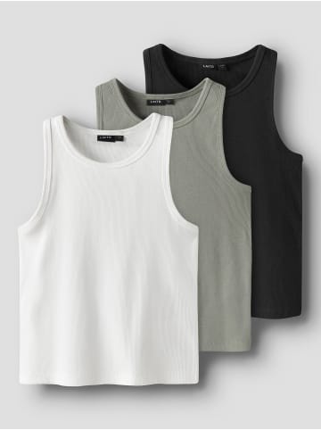 name it 3er-Pack Tanktop in Bright White