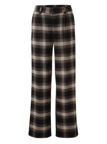 Aniston CASUAL Stoffhose in dunkelbraun-beige-braun