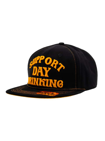 King Kerosin King Kerosin Flatbrim Cap Support Day Drinking in schwarz