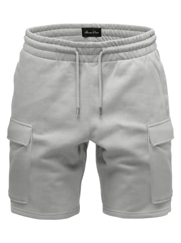 Amaci&Sons Cargoshorts CLERMONT in Hellgrau