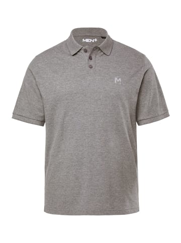 Men Plus Poloshirt in grau