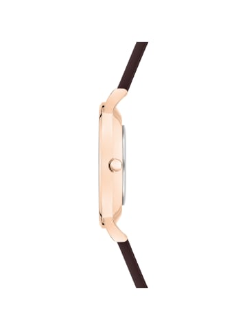 s.Oliver Armbanduhr Modern Statement in braun